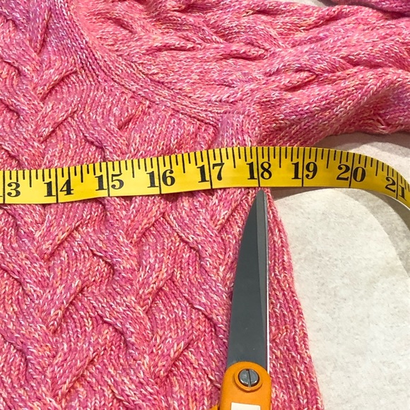 ⭐️ Lands' End Drifter Cable-Knit Crewneck Sweater - Picture 7 of 11